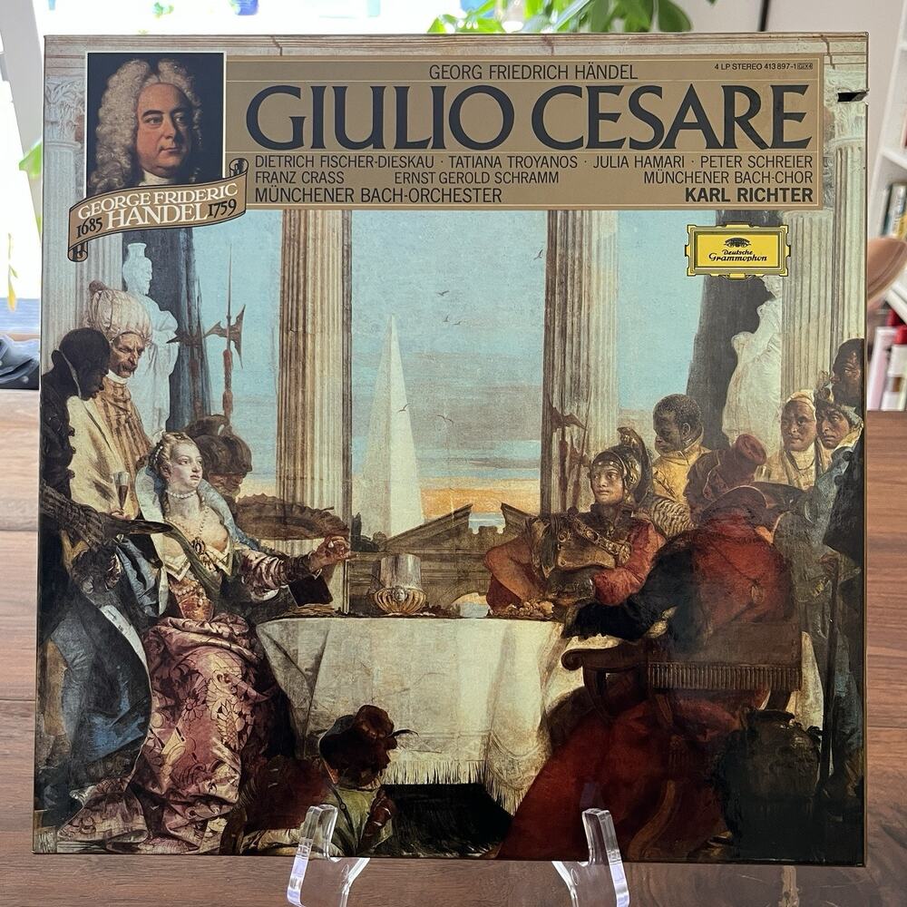 G.F. Händel Giulio Cesare 4xVinyl LP Box Set 1970 Deutsche Grammophon 413 897-1